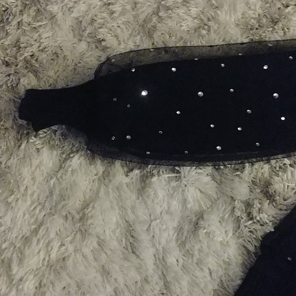 Black Sparkly INC sweater - Picture 2 of 3